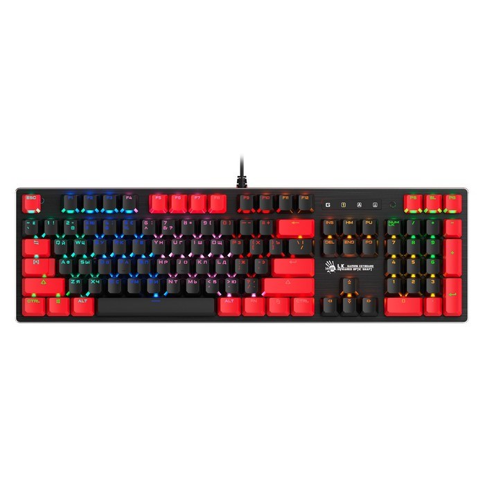 Клавиатура A4Tech Bloody B820N механическая черный/красный USB for gamer LED - фото 51423044 Клавиатура A4Tech Bloody B820N механическая черный/красный USB for gamer LED - фото 51423044