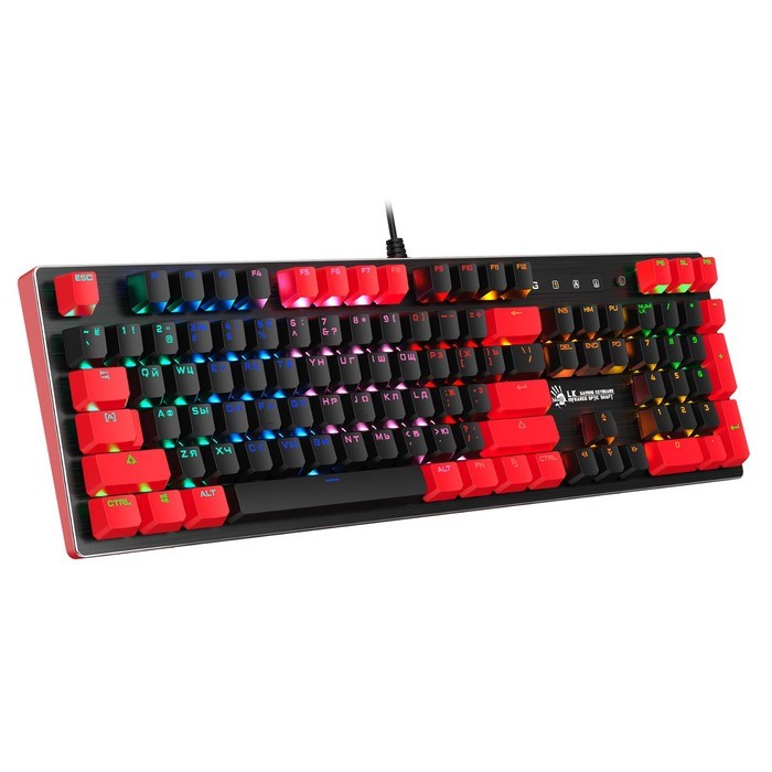 Клавиатура A4Tech Bloody B820N механическая черный/красный USB for gamer LED - фото 51423050 Клавиатура A4Tech Bloody B820N механическая черный/красный USB for gamer LED - фото 51423050