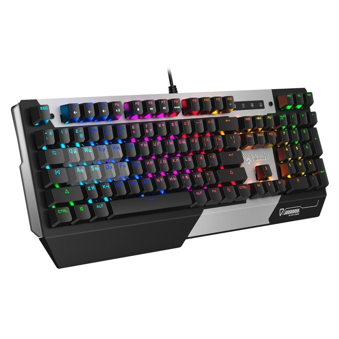Клавиатура A4Tech Bloody B865R механическая серый/черный USB for gamer LED - фото 51423091 Клавиатура A4Tech Bloody B865R механическая серый/черный USB for gamer LED - фото 51423091