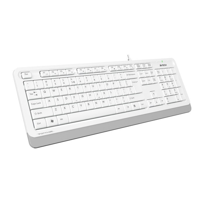 Клавиатура A4Tech Fstyler FK10 белый/серый USB - фото 51423129 Клавиатура A4Tech Fstyler FK10 белый/серый USB - фото 51423129