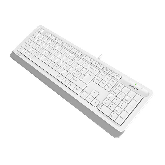 Клавиатура A4Tech Fstyler FK10 белый/серый USB - фото 51423131 Клавиатура A4Tech Fstyler FK10 белый/серый USB - фото 51423131