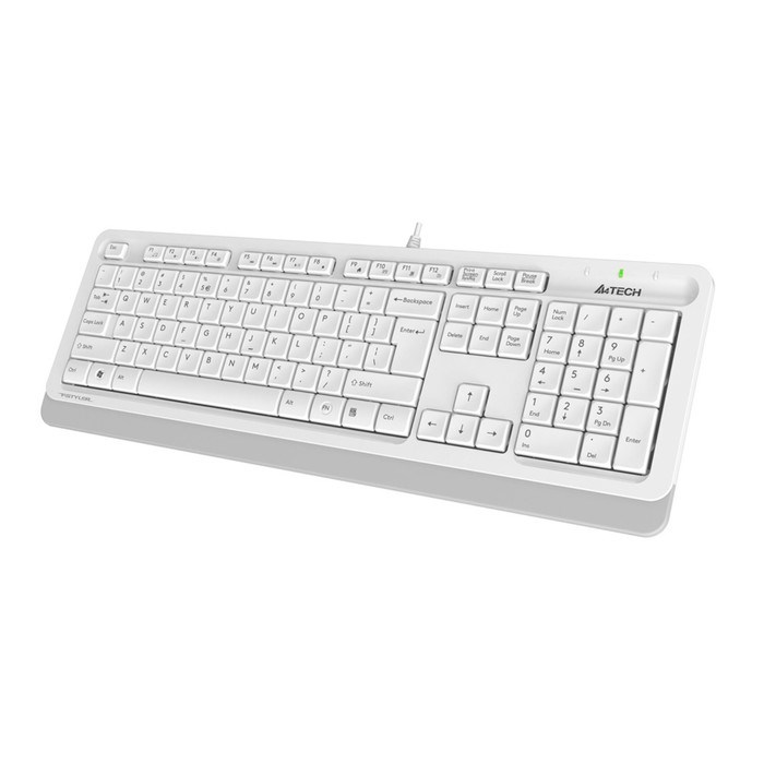 Клавиатура A4Tech Fstyler FK10 белый/серый USB - фото 51423132 Клавиатура A4Tech Fstyler FK10 белый/серый USB - фото 51423132