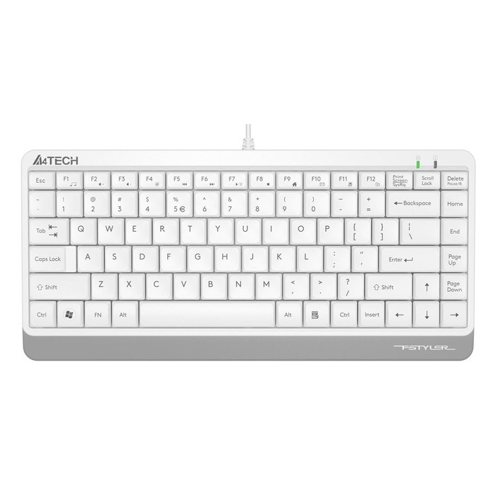 Клавиатура A4Tech Fstyler FK11 белый USB slim - фото 51423133 Клавиатура A4Tech Fstyler FK11 белый USB slim - фото 51423133