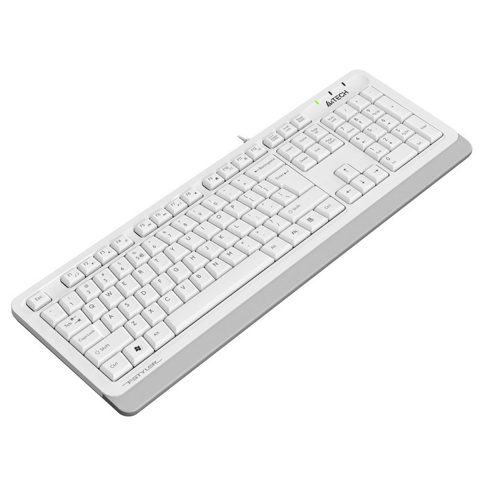 Клавиатура A4Tech Fstyler FKS10 белый/серый USB - фото 51423190 Клавиатура A4Tech Fstyler FKS10 белый/серый USB - фото 51423190