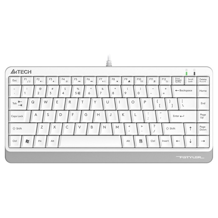 Клавиатура A4Tech Fstyler FKS11 белый/серый USB - фото 51423193 Клавиатура A4Tech Fstyler FKS11 белый/серый USB - фото 51423193