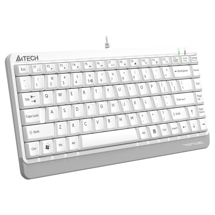 Клавиатура A4Tech Fstyler FKS11 белый/серый USB - фото 51423198 Клавиатура A4Tech Fstyler FKS11 белый/серый USB - фото 51423198