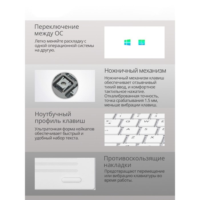 Клавиатура A4Tech Fstyler FX50 белый USB slim Multimedia (FX50 WHITE) - фото 51423215 Клавиатура A4Tech Fstyler FX50 белый USB slim Multimedia (FX50 WHITE) - фото 51423215
