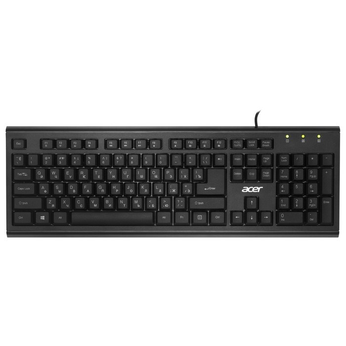 Клавиатура Acer OKW120 черный USB (ZL.KBDEE.006) - фото 51423325 Клавиатура Acer OKW120 черный USB (ZL.KBDEE.006) - фото 51423325