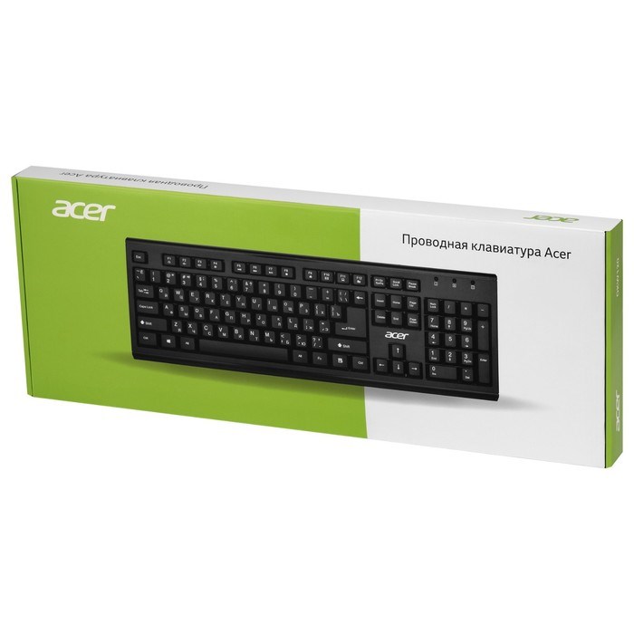 Клавиатура Acer OKW120 черный USB (ZL.KBDEE.006) - фото 51423334 Клавиатура Acer OKW120 черный USB (ZL.KBDEE.006) - фото 51423334