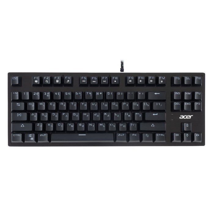 Клавиатура Acer OKW126 механическая черный USB for gamer LED (ZL.KBDEE.00G) - фото 51423336 Клавиатура Acer OKW126 механическая черный USB for gamer LED (ZL.KBDEE.00G) - фото 51423336