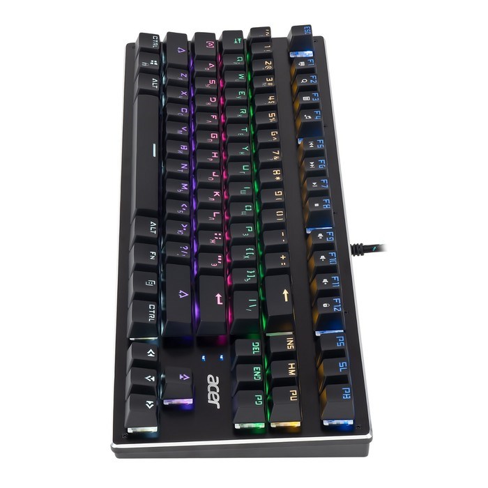 Клавиатура Acer OKW126 механическая черный USB for gamer LED (ZL.KBDEE.00G) - фото 51423340 Клавиатура Acer OKW126 механическая черный USB for gamer LED (ZL.KBDEE.00G) - фото 51423340