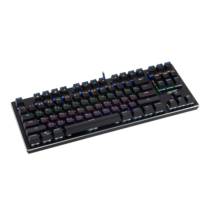 Клавиатура Acer OKW126 механическая черный USB for gamer LED (ZL.KBDEE.00G) - фото 51423341 Клавиатура Acer OKW126 механическая черный USB for gamer LED (ZL.KBDEE.00G) - фото 51423341