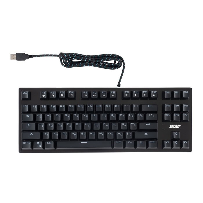 Клавиатура Acer OKW126 механическая черный USB for gamer LED (ZL.KBDEE.00G) - фото 51423343 Клавиатура Acer OKW126 механическая черный USB for gamer LED (ZL.KBDEE.00G) - фото 51423343