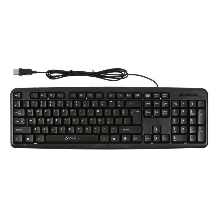 Клавиатура Оклик 90MV2 черный USB - фото 51423597 Клавиатура Оклик 90MV2 черный USB - фото 51423597