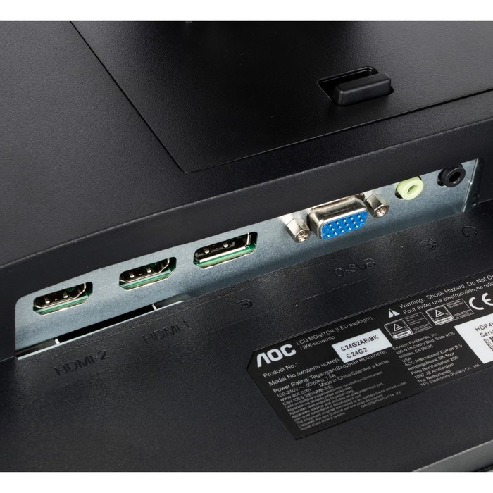 Монитор AOC 23.6" Gaming C24G2AE-BK черный/красный VA LED 1ms 16:9 HDMI M/M матовая 250cd 17 10046 - фото 51423774 Монитор AOC 23.6" Gaming C24G2AE-BK черный/красный VA LED 1ms 16:9 HDMI M/M матовая 250cd 17 10046 - фото 51423774