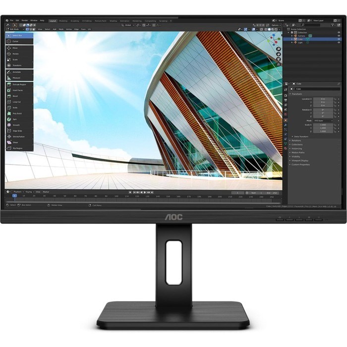 Монитор AOC 23.8" 24P2Q черный IPS LED 16:9 DVI HDMI M/M матовая HAS Piv 250cd 178гр/178гр 1 10046 - фото 51423777 Монитор AOC 23.8" 24P2Q черный IPS LED 16:9 DVI HDMI M/M матовая HAS Piv 250cd 178гр/178гр 1 10046 - фото 51423777