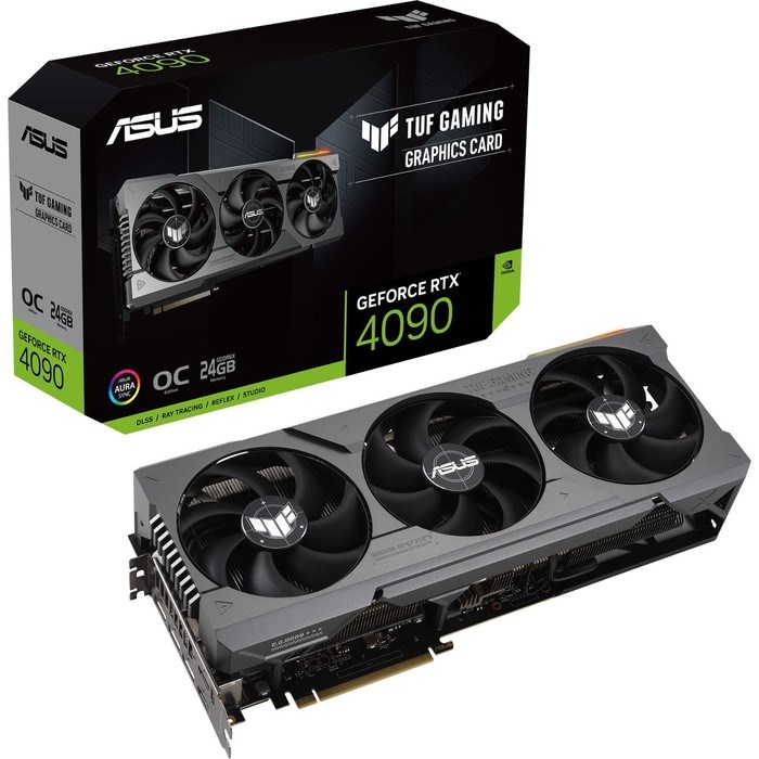 Видеокарта Asus PCI-E 4.0 TUF-RTX4090-O24G-GAMING NVIDIA GeForce RTX 4090 24576Mb 384 GDDR6X 10044 - фото 51423927 Видеокарта Asus PCI-E 4.0 TUF-RTX4090-O24G-GAMING NVIDIA GeForce RTX 4090 24576Mb 384 GDDR6X 10044 - фото 51423927