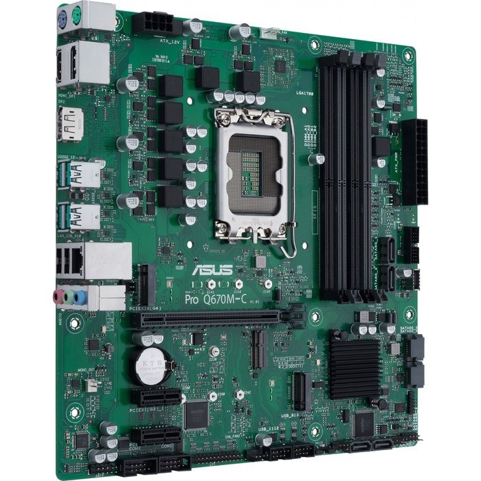 Материнская плата Asus PRO Q670M-C-CSM Soc-1700 Intel Q670 4xDDR5 mATX AC`97 8ch(7.1) GbLAN 100447 - фото 51423983 Материнская плата Asus PRO Q670M-C-CSM Soc-1700 Intel Q670 4xDDR5 mATX AC`97 8ch(7.1) GbLAN 100447 - фото 51423983