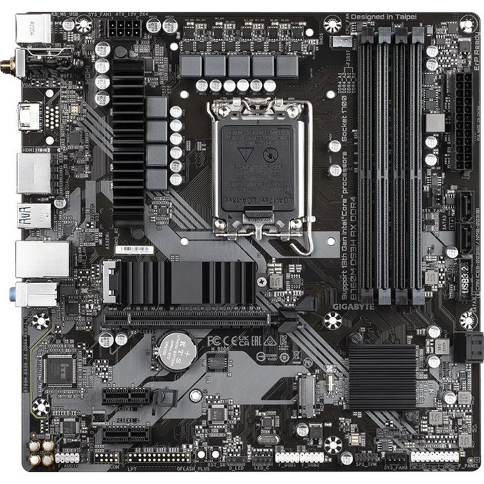 Материнская плата Gigabyte B760M DS3H AX DDR4 Soc-1700 Intel B760 4xDDR4 mATX AC`97 8ch(7.1) 10044 - фото 51424022 Материнская плата Gigabyte B760M DS3H AX DDR4 Soc-1700 Intel B760 4xDDR4 mATX AC`97 8ch(7.1) 10044 - фото 51424022