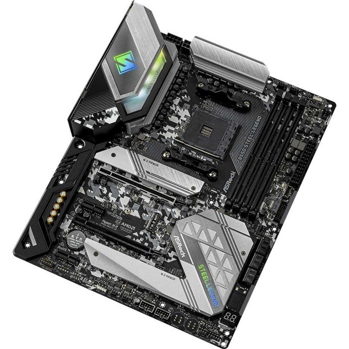 Материнская плата Asrock B550 STEEL LEGEND Soc-AM4 AMD B550 4xDDR4 ATX AC`97 8ch(7.1) 2.5Gg   100448 - фото 51424043