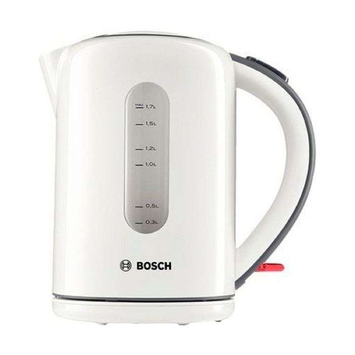 Чайник электрический Bosch TWK7601, пластик, 1.7 л, 2200 Вт, белый - фото 51424388 Чайник электрический Bosch TWK7601, пластик, 1.7 л, 2200 Вт, белый - фото 51424388