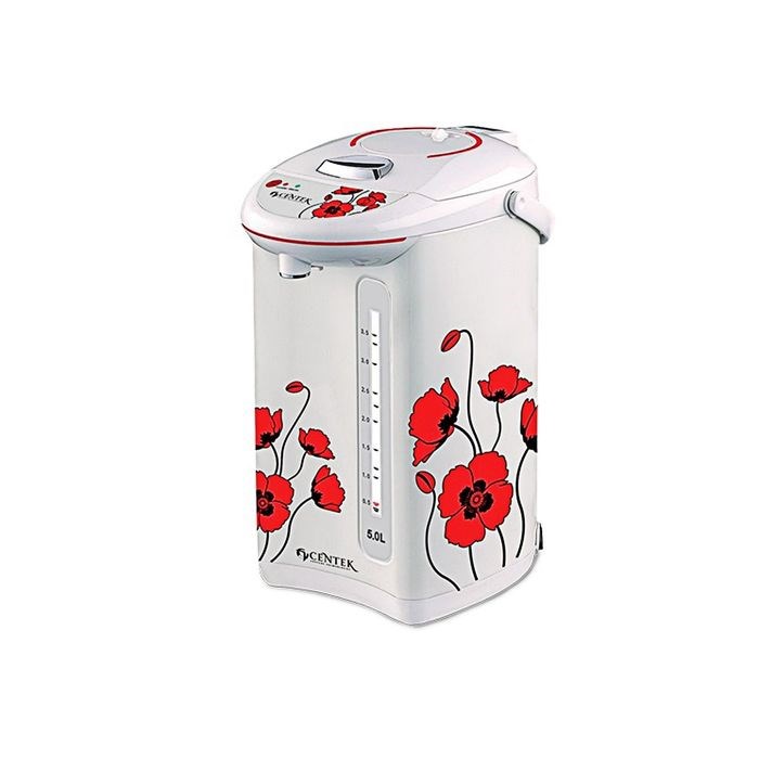 Термопот Centek CT-1080T, 5 л, 750 Вт, двойная защита, белый - фото 51424390 Термопот Centek CT-1080T, 5 л, 750 Вт, двойная защита, белый - фото 51424390