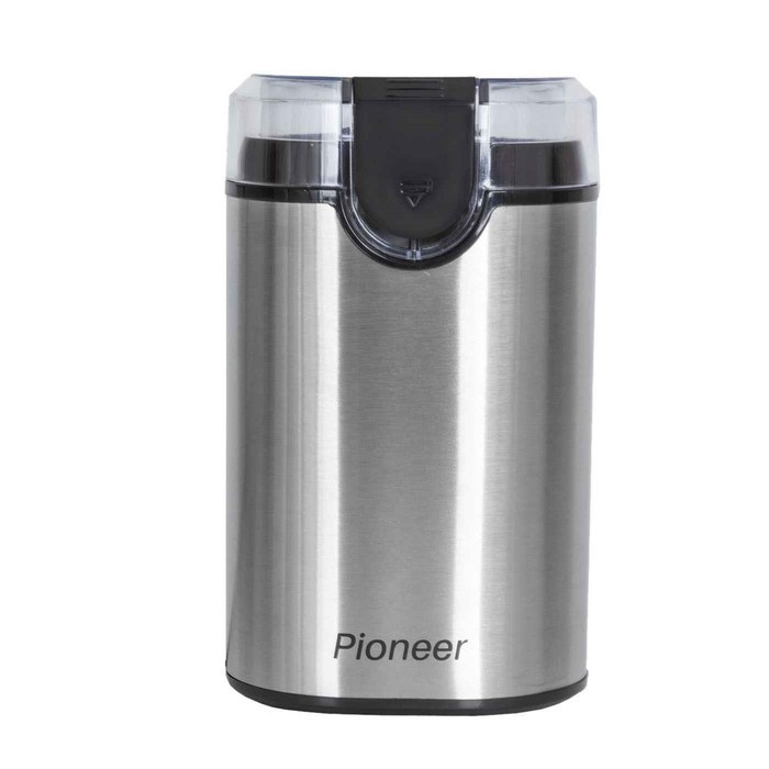 Кофемолка Pioneer CG225, 150Вт, 50 г, цвет серебристый - фото 51424433 Кофемолка Pioneer CG225, 150Вт, 50 г, цвет серебристый - фото 51424433