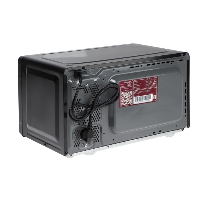 Микроволновая печь Pioneer MW200M, 20 л, 700 Вт, чёрно-серебристая - фото 51424462 Микроволновая печь Pioneer MW200M, 20 л, 700 Вт, чёрно-серебристая - фото 51424462