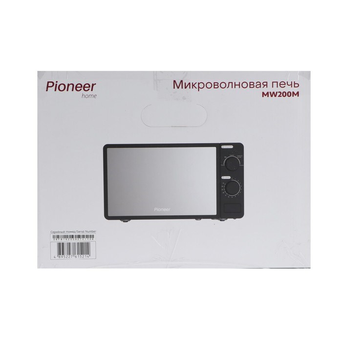 Микроволновая печь Pioneer MW200M, 20 л, 700 Вт, чёрно-серебристая - фото 51424466 Микроволновая печь Pioneer MW200M, 20 л, 700 Вт, чёрно-серебристая - фото 51424466