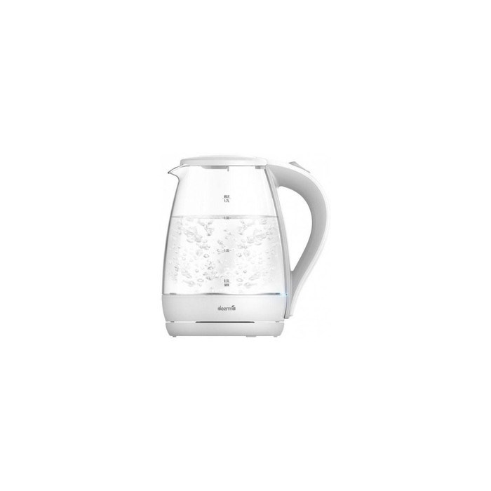 Чайник электрический DEERMA DEM-SH30W, стекло, 1.7 л, 2200 Вт, белый - фото 51424552 Чайник электрический DEERMA DEM-SH30W, стекло, 1.7 л, 2200 Вт, белый - фото 51424552