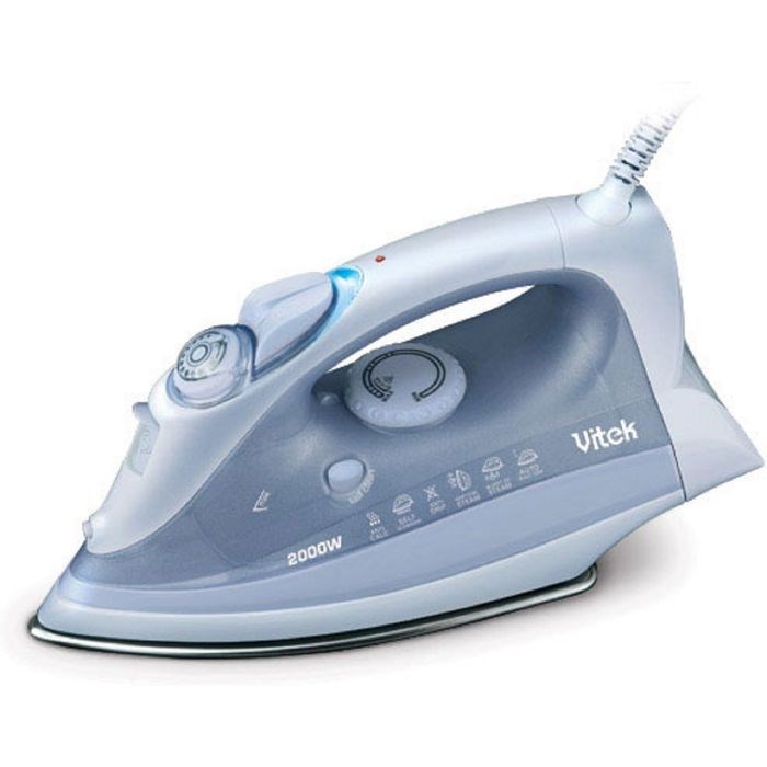 Утюг Vitek VT-1251 B, 2400 Вт, керамическая подошва, 280 мл, синий - фото 51424644 Утюг Vitek VT-1251 B, 2400 Вт, керамическая подошва, 280 мл, синий - фото 51424644