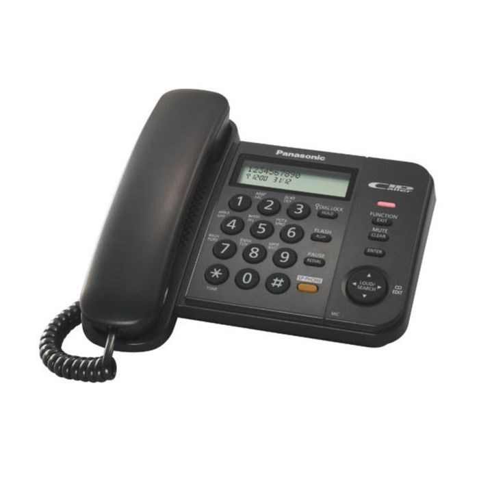 Телефон проводной Panasonic KX-TS2358RUB чёрный - фото 51424669 Телефон проводной Panasonic KX-TS2358RUB чёрный - фото 51424669