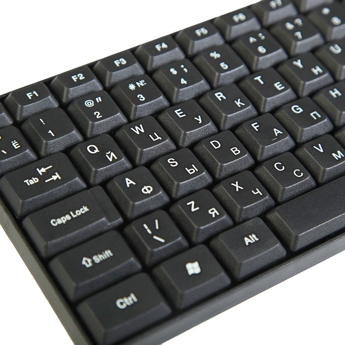 Клавиатура Ritmix RKB-100, проводная, мембранная, 102 клавиши, USB, чёрная - фото 51424702 Клавиатура Ritmix RKB-100, проводная, мембранная, 102 клавиши, USB, чёрная - фото 51424702