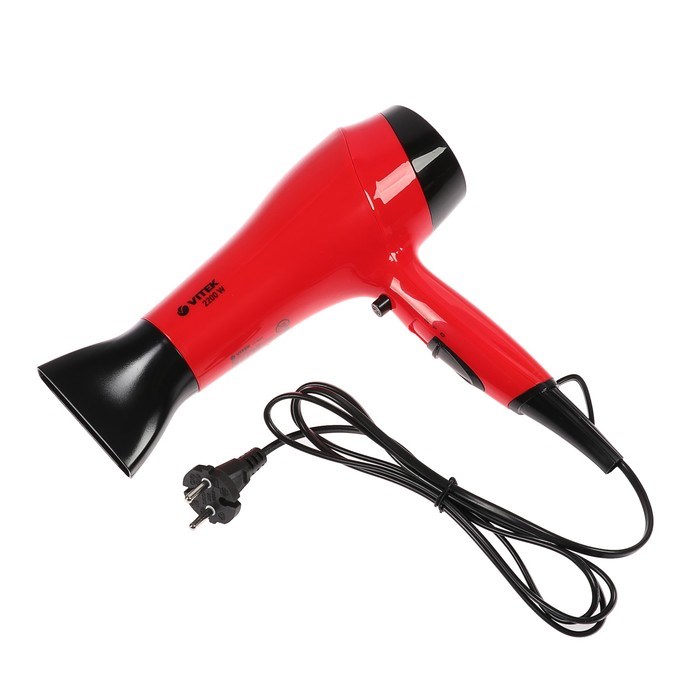 Фен Vitek VT-8227, 2000 Вт, 2 скорости, 2 температурных режима, красный - фото 51424727 Фен Vitek VT-8227, 2000 Вт, 2 скорости, 2 температурных режима, красный - фото 51424727