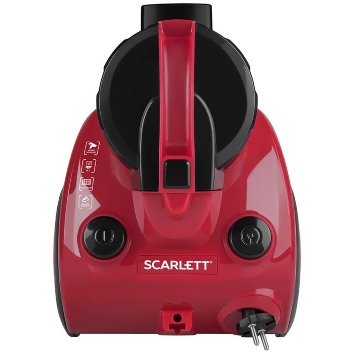 Пылесос Scarlett SC-VC80C11, 1500/350 Вт, контейнер 1.5 л, чёрно-красный - фото 51424835 Пылесос Scarlett SC-VC80C11, 1500/350 Вт, контейнер 1.5 л, чёрно-красный - фото 51424835