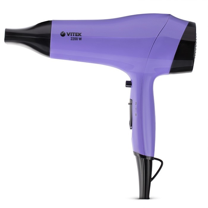 Фен Vitek VT-2536 MC, 2200 Вт, 2 скорости, 2 температуры, 2 насадки, МИКС - фото 51424860 Фен Vitek VT-2536 MC, 2200 Вт, 2 скорости, 2 температуры, 2 насадки, МИКС - фото 51424860