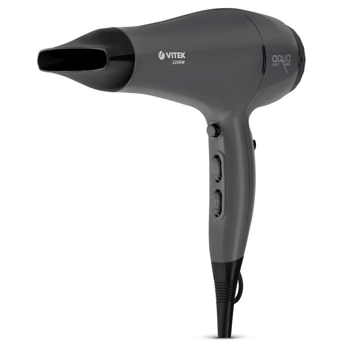 Фен Vitek VT-8229, 2200Вт, 3 режима, 2 скорости, 1 насадка, хол. возд., иониз., шнур 1.8м - фото 51424916 Фен Vitek VT-8229, 2200Вт, 3 режима, 2 скорости, 1 насадка, хол. возд., иониз., шнур 1.8м - фото 51424916