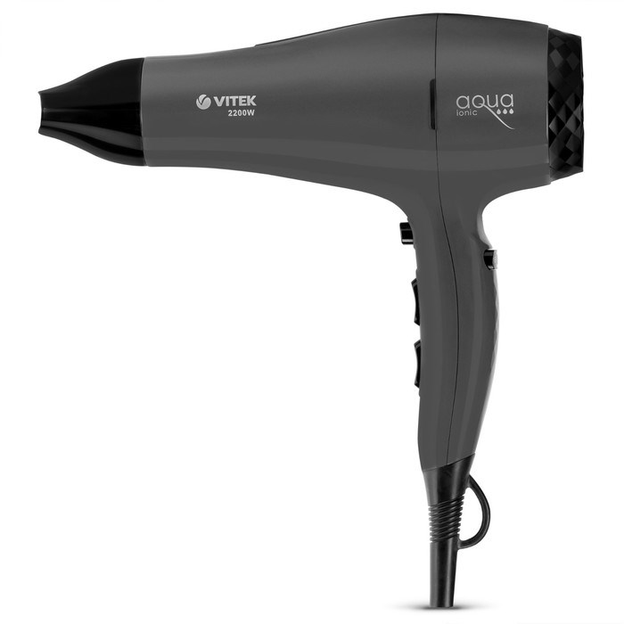 Фен Vitek VT-8229, 2200Вт, 3 режима, 2 скорости, 1 насадка, хол. возд., иониз., шнур 1.8м - фото 51424917 Фен Vitek VT-8229, 2200Вт, 3 режима, 2 скорости, 1 насадка, хол. возд., иониз., шнур 1.8м - фото 51424917