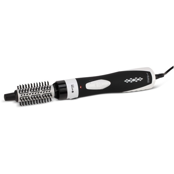 Фен-щетка Vitek VT-2510, 1000 Вт, ионизация, керамическое покрытие, 2 режима, 3 насадки - фото 51424947 Фен-щетка Vitek VT-2510, 1000 Вт, ионизация, керамическое покрытие, 2 режима, 3 насадки - фото 51424947