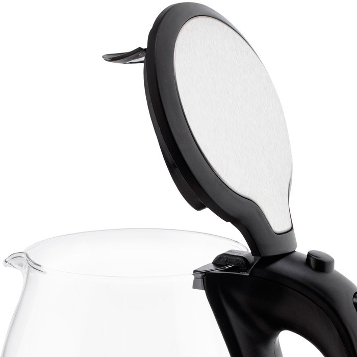 Чайник электрический Vitek VT-7095, стекло, 1.8 л, 2200 Вт, чёрно-серебристый - фото 51425037 Чайник электрический Vitek VT-7095, стекло, 1.8 л, 2200 Вт, чёрно-серебристый - фото 51425037
