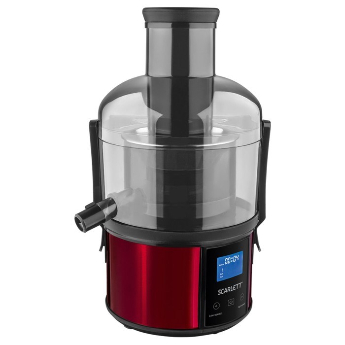Соковыжималка Scarlett SC-JE50S32, центробежная, 1500 Вт, 1/2 л, бордово-чёрная - фото 51425170 Соковыжималка Scarlett SC-JE50S32, центробежная, 1500 Вт, 1/2 л, бордово-чёрная - фото 51425170