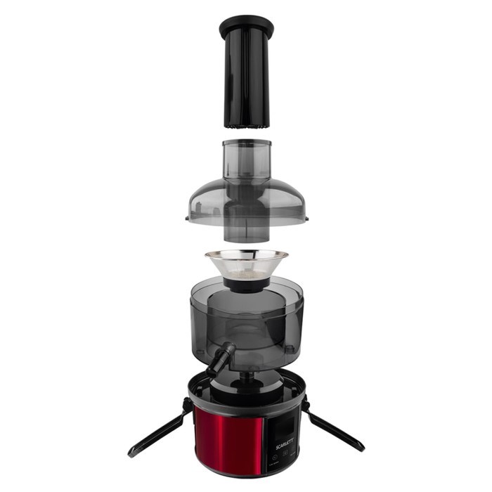 Соковыжималка Scarlett SC-JE50S32, центробежная, 1500 Вт, 1/2 л, бордово-чёрная - фото 51425175 Соковыжималка Scarlett SC-JE50S32, центробежная, 1500 Вт, 1/2 л, бордово-чёрная - фото 51425175