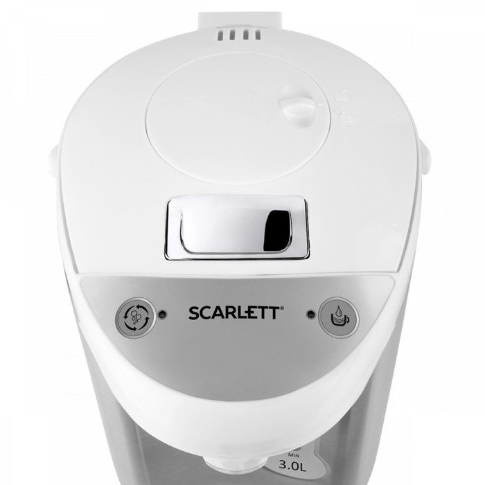 Термопот Scarlett SC-ET10D14, 750 Вт, 3 л, серебристо-белый - фото 51425178 Термопот Scarlett SC-ET10D14, 750 Вт, 3 л, серебристо-белый - фото 51425178
