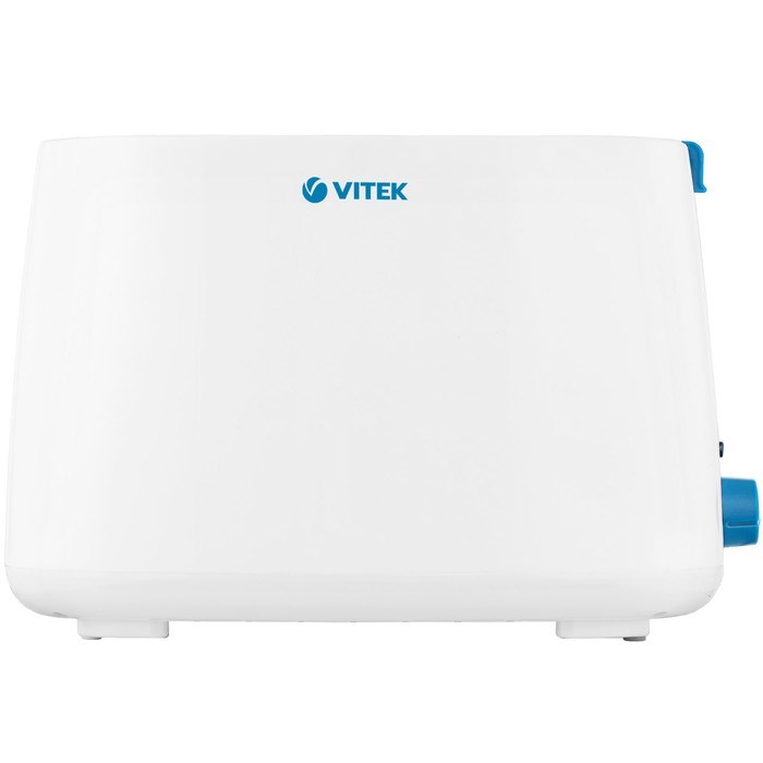 Тостер Vitek VT-1577, 750 Вт, 7 режимов, 2 тоста, бело-синий - фото 51425192 Тостер Vitek VT-1577, 750 Вт, 7 режимов, 2 тоста, бело-синий - фото 51425192