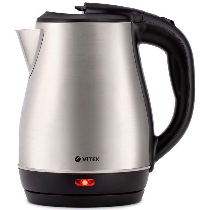 Чайник электрический Vitek VT-7057, металл, 1.8 л, 1850 Вт, серебристо-чёрный - фото 51425224 Чайник электрический Vitek VT-7057, металл, 1.8 л, 1850 Вт, серебристо-чёрный - фото 51425224