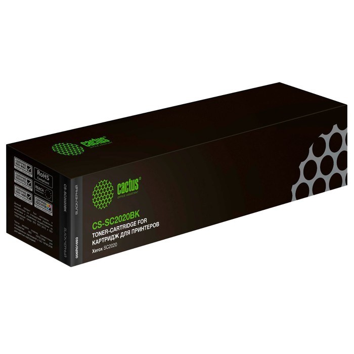 Картридж Cactus CS-SC2020BK 006R01693, для Xerox DocuCentre SC2020/SC2020N, 9000 страниц, цвет чёрный - фото 51425312 Картридж Cactus CS-SC2020BK 006R01693, для Xerox DocuCentre SC2020/SC2020N, 9000 страниц, цвет чёрный - фото 51425312