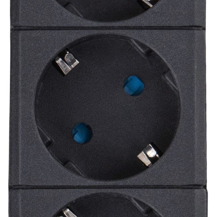 Сетевой фильтр, 5 гнезд, 3м, с/з, со шторками, ПВС 3 IP0,75, 2USB, 2200Вт, 10А, черн, 32593 - фото 51425444 Сетевой фильтр, 5 гнезд, 3м, с/з, со шторками, ПВС 3 IP0,75, 2USB, 2200Вт, 10А, черн, 32593 - фото 51425444