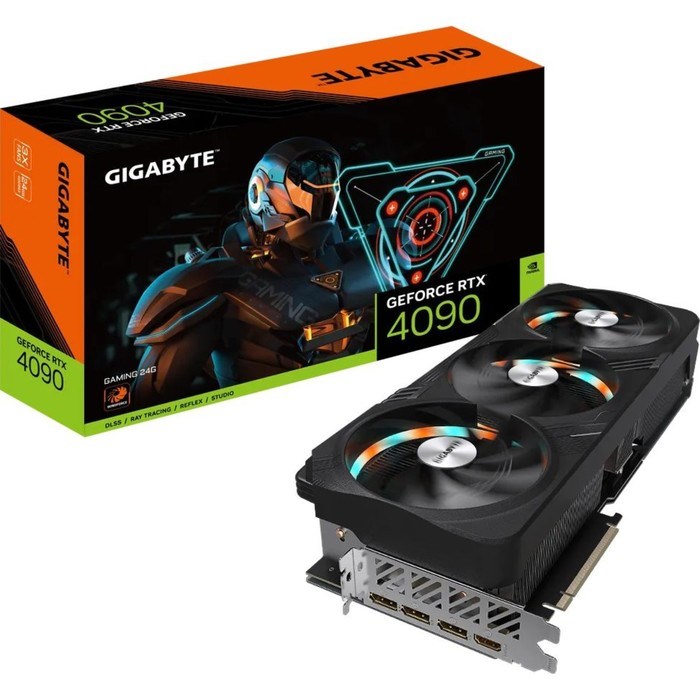 Видеокарта Gigabyte PCI-E 4.0 GV-N4090GAMING-24GD NVIDIA GeForce RTX 4090 24576Mb 384 GDDR6X 10044 - фото 51425703 Видеокарта Gigabyte PCI-E 4.0 GV-N4090GAMING-24GD NVIDIA GeForce RTX 4090 24576Mb 384 GDDR6X 10044 - фото 51425703