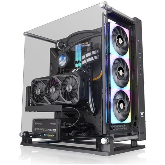 Корпус Thermaltake Core P3 TG PRO черный без БП ATX 6x120mm 6x140mm 2xUSB3.0 audio bott PSU 100447 - фото 51425721 Корпус Thermaltake Core P3 TG PRO черный без БП ATX 6x120mm 6x140mm 2xUSB3.0 audio bott PSU 100447 - фото 51425721