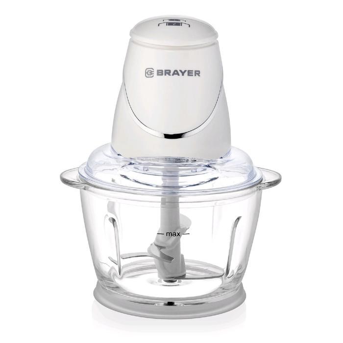 Измельчитель BRAYER BR1403, стекло, 500 Вт, 1 л, белый - фото 51425908 Измельчитель BRAYER BR1403, стекло, 500 Вт, 1 л, белый - фото 51425908